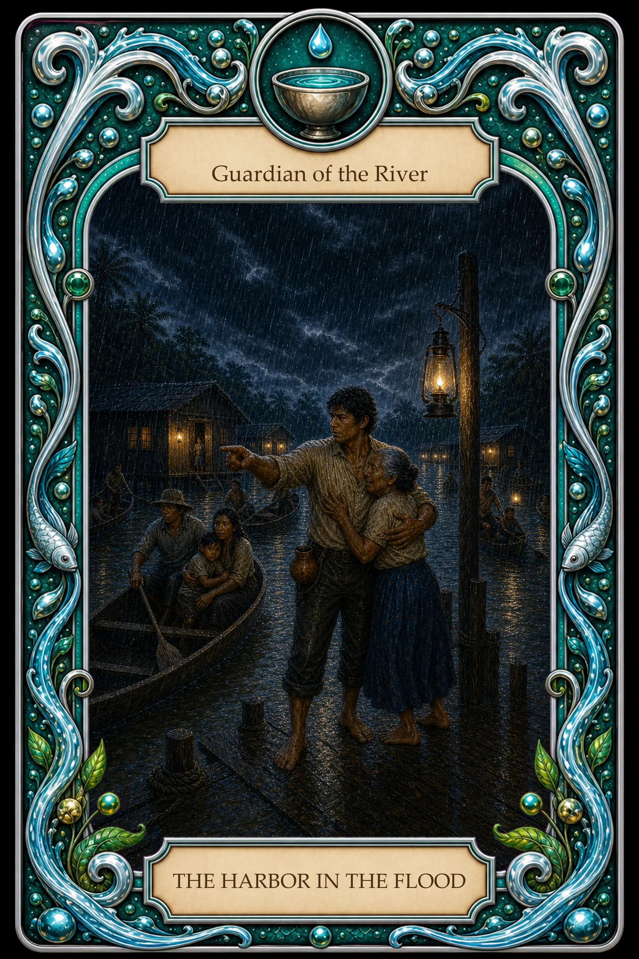Guardian of the River — The Harbor in the Flood