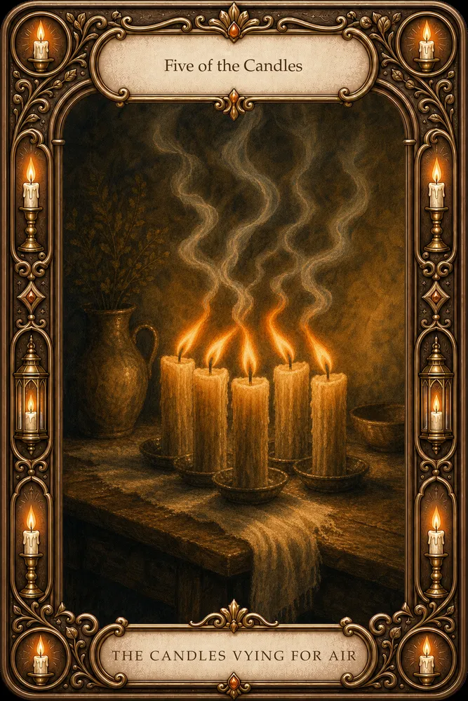 The Candles Vying for Air