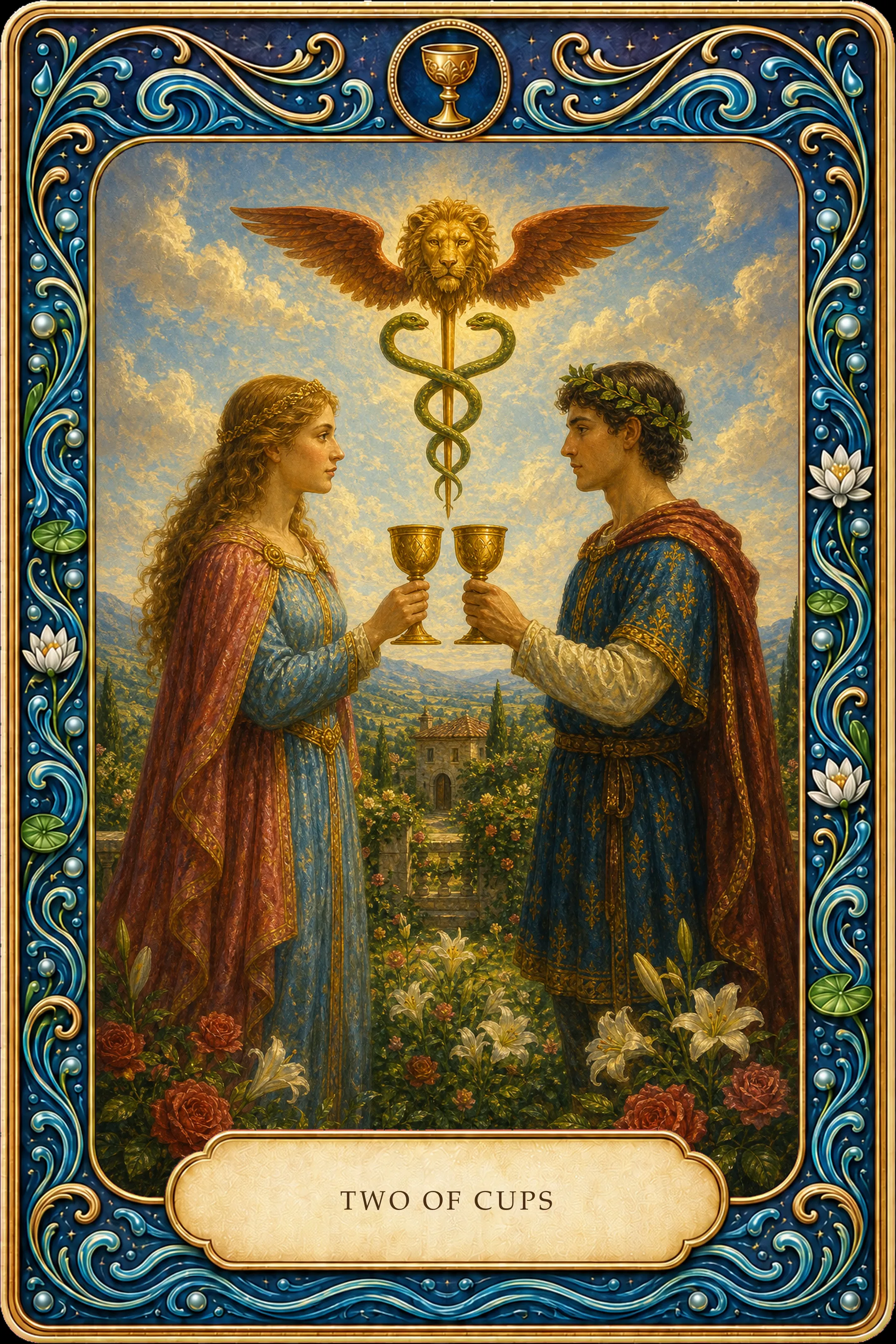 Two of Cups tarot card