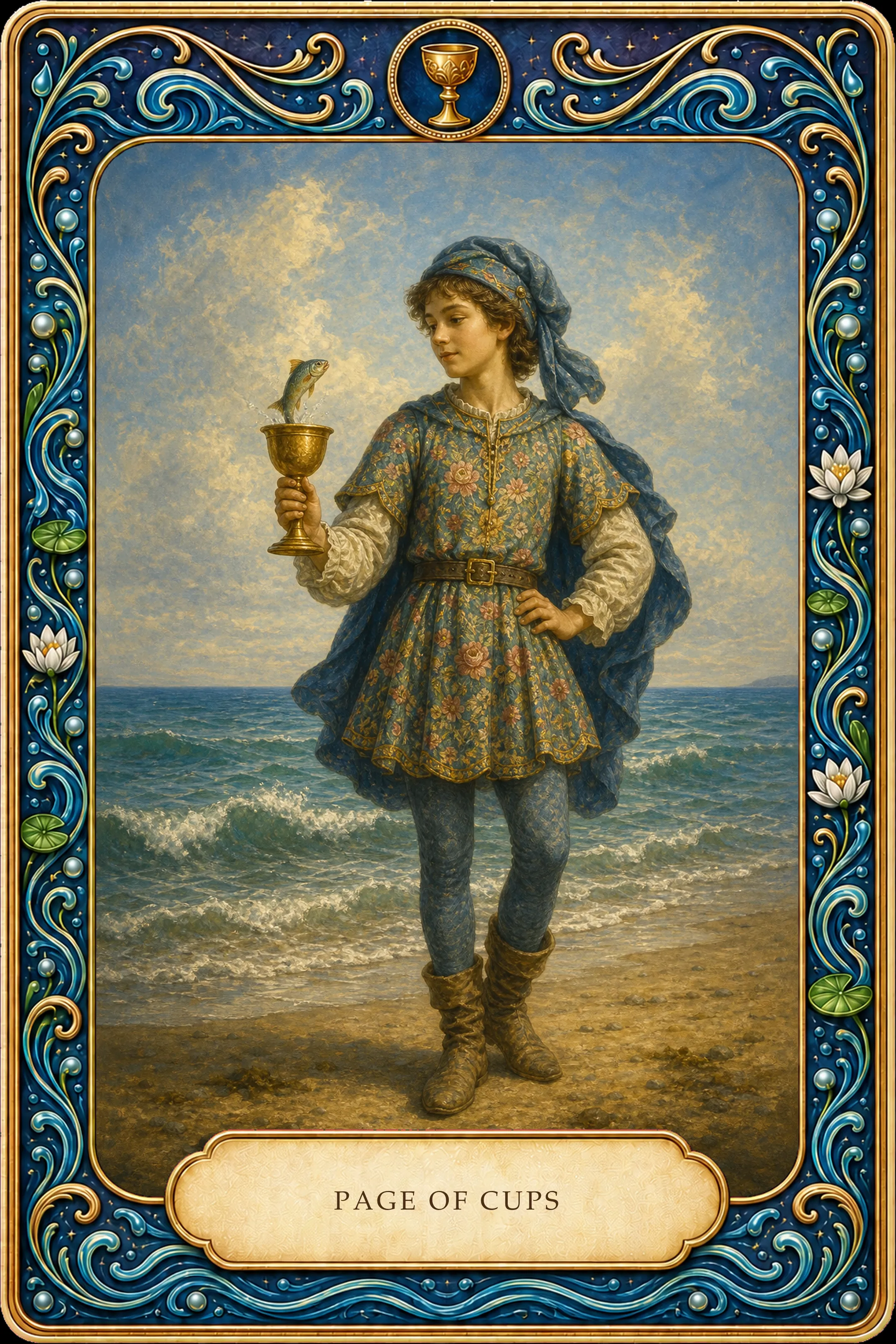 Page of Cups tarot card