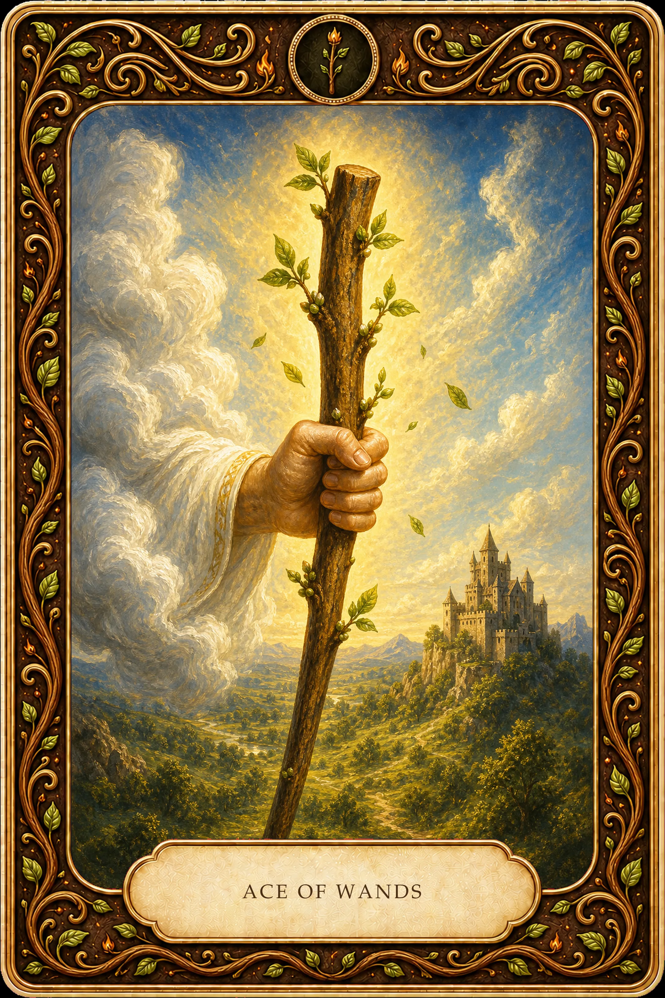 Ace of Wands tarot card