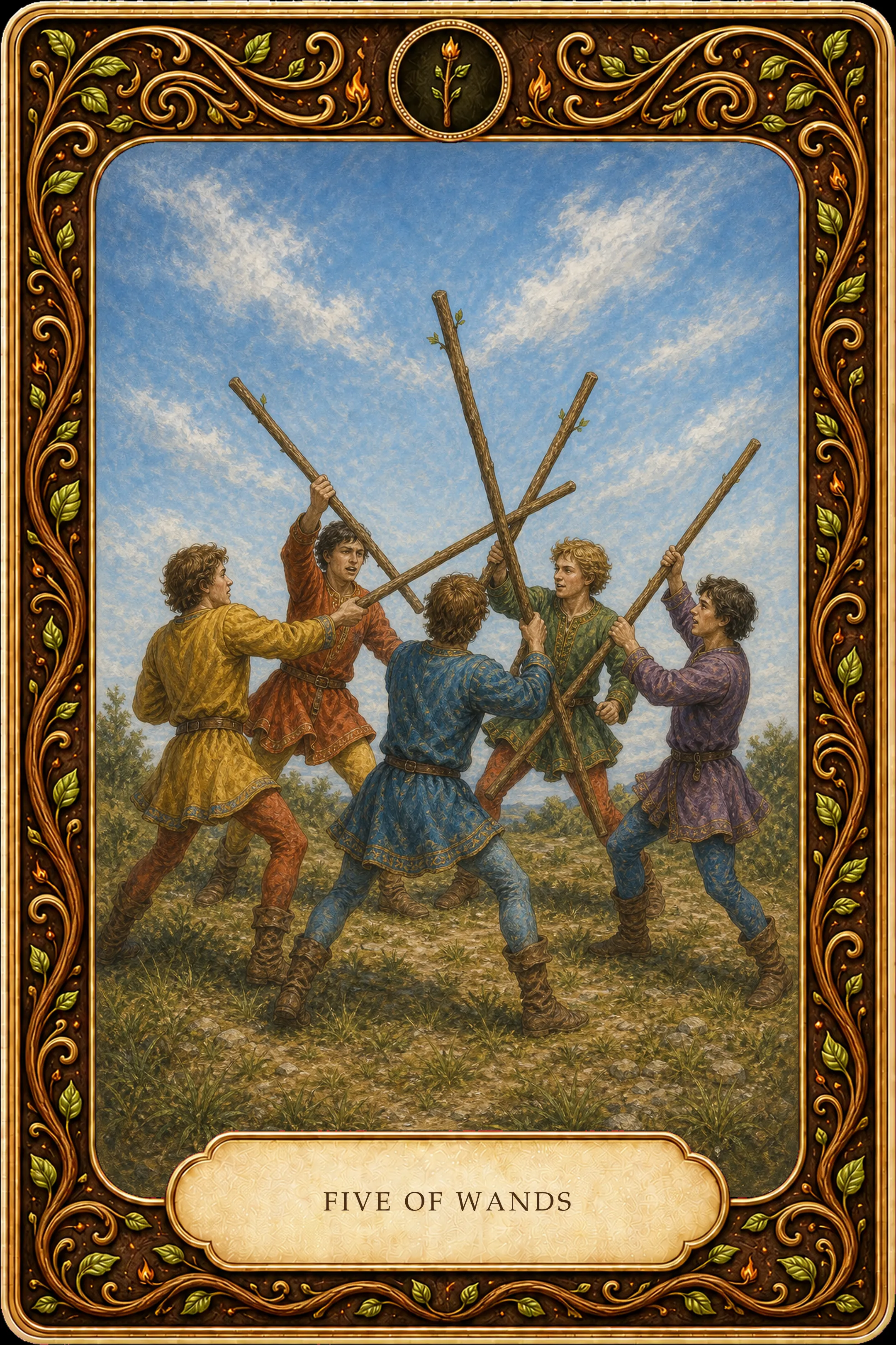 Five of Wands
