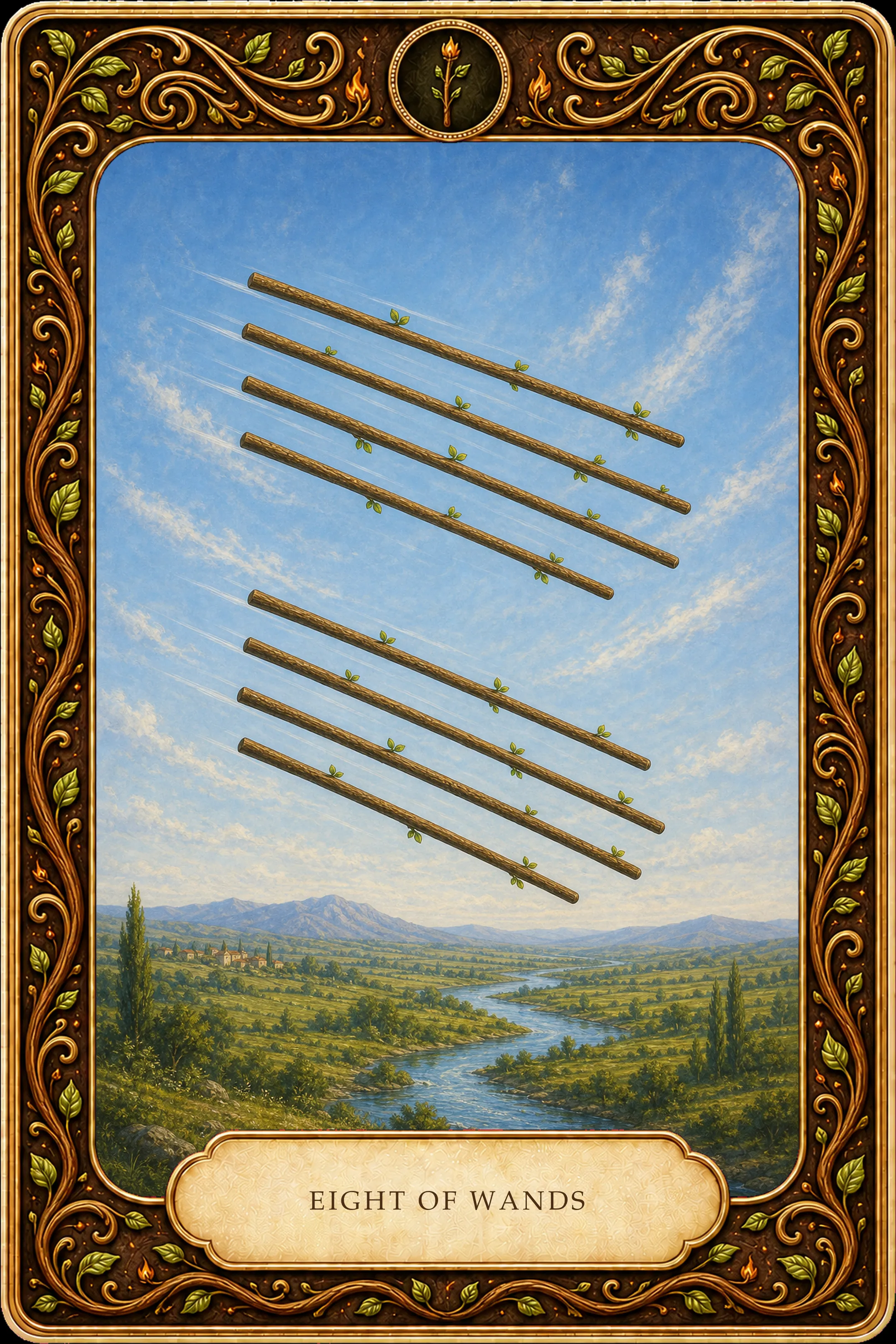 Eight of Wands