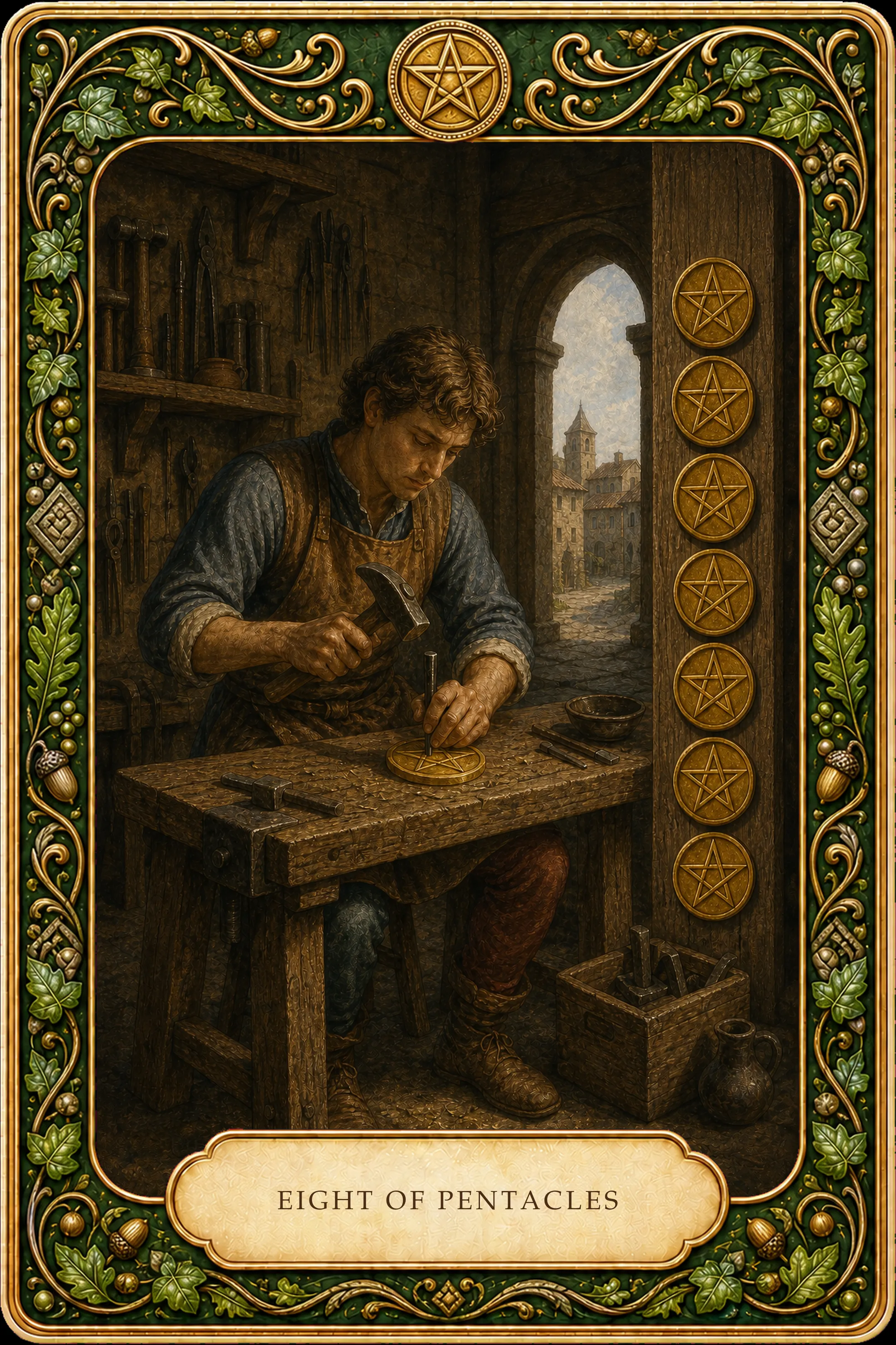 Eight of Pentacles