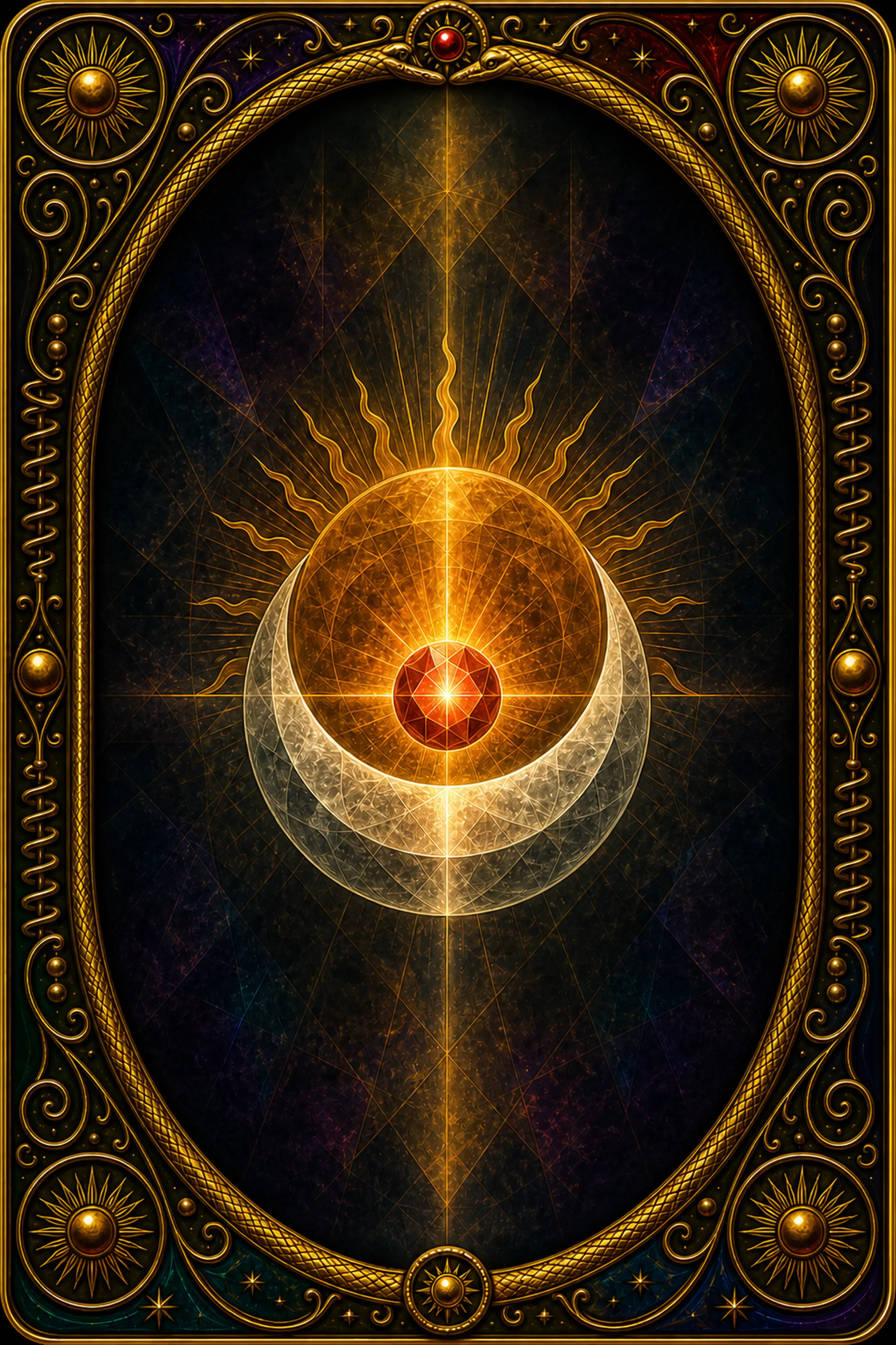 The Inner Alchemy Tarot card back