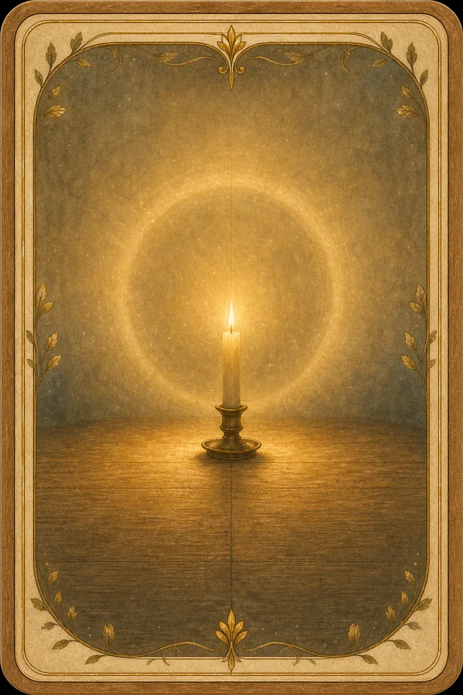 Inner Stillness Tarot card back